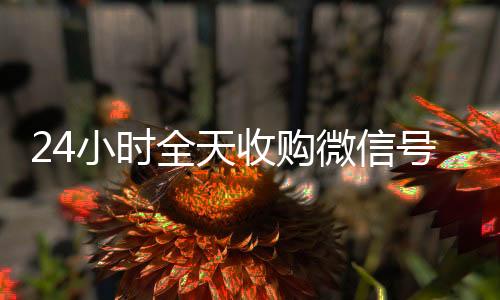 24小时全天收购微收vx号信号（24小时高价回收vx秒结）